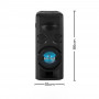 Parlante para Fiesta K108 Negro 8" 250W USB, Bluetooth, Radio y Micrófono Inalámbrico