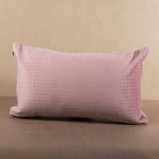 Forro para Cojín Rombos 50x30cm de 100% Poliéster Poma Rosa