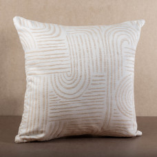 Forro para Cojín Ondas Beige 45x45cm Poma Rosa