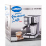 Umco Cafetera Premium Latte 3-en-1 con Capacidad de 1.8L de Agua / 500ml de Leche y Espumador