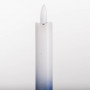 Juego de 2 Velas LED Blanco / Azul 24cm de Parafina para Candelabro