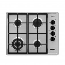 Mabe Plancha de Cocina a Gas CMG6054LA-2EC Inoxidable 4 Quemadores y Encendido Integrado 60cm