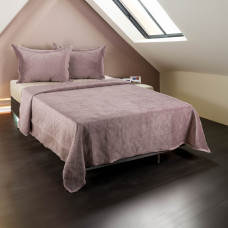 Juego de Cubrecama Velvet Uva 100% Poliéster Haus