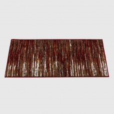 Alfombra Camino Spring Rojo con Antideslizante 67x150cm de 100% Nylon