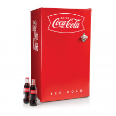 Nostalgia Mini Refrigerador Coca-Cola CRF32CK con y Compartimento Congelador 90.61L / 3.2 Pies Cúbicos