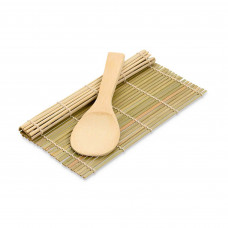 Esterilla para Sushi con Espátula de Bambú HIC