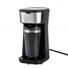 Holstein Cafetera Personal HH-09101050B Negro / Silver con Filtro Permanente y Termo 420ml 600W