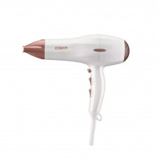 Conair Secador para Cabello 530RAL Blanco / Rose Gold con Doble Cerámica y Mango Ergonómico 1900W