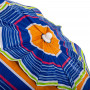 Parasol Playa con Inclinación Multi Líneas 100% Poliéster Haus