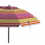 Parasol Playa con Inclinación Multi Franjas 100% Poliéster Haus