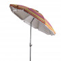 Parasol Playa con Inclinación Multi Franjas 100% Poliéster Haus