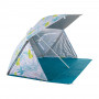 Parasol / Carpa Palmeras Verde / Turquesa 100% Poliéster Haus
