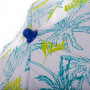 Parasol / Carpa Palmeras Verde / Turquesa 100% Poliéster Haus