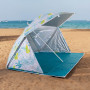Parasol / Carpa Palmeras Verde / Turquesa 100% Poliéster Haus
