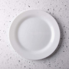Plato Tendido Vitrificado Blanco Opaline Nadir Marinex
