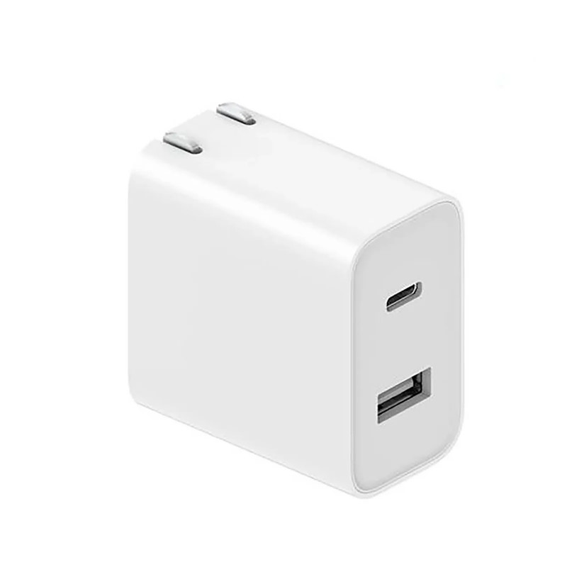 Xiaomi Cargador Blanco para Pared de Carga Rápida 33W USB-A + USB-C