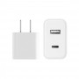 Xiaomi Cargador Blanco para Pared de Carga Rápida 33W USB-A + USB-C
