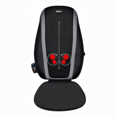 Homedics Masajeador Shiatsu SBM-115HJ Negro para Espalda con Calor y Masaje en 3 Zonas