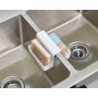 Interdesign Portaesponja para Fregadero 2 Servicios Blanco Sink de Plástico