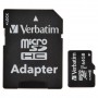 Memoria micro SDHC de 64GB con adaptador Verbatim