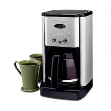 Cuisinart Cafetera Programable 12 Tazas con Filtro Permanente Silver