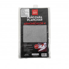 Paño para Planchar Armonicalor 48x28cm Gris de Poliéster y Algodón Avantex