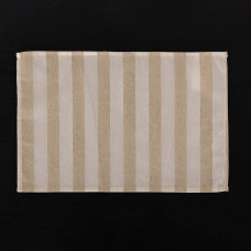 Haus Individual Rayas 45x30cm Habano 70% Algodón y 30% Poliéster