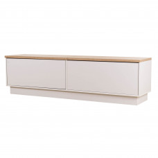 Mueble para TV Hasta 77" Aire 180x50cm Rovere / Blanco