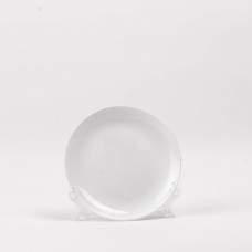 Plato para Postre Opaline Vitrificado Redondo Blanco 19cm Nadir Marinex