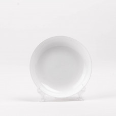 Plato para Sopa Opaline Vitrificado Redondo Blanco 22cm Nadir Marinex