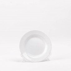 Plato para Postre Opaline Vitrificado Redondo Blanco 19cm Nadir Marinex
