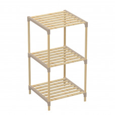 Repisa Natural 3 Niveles 79x41x33cm de Madera