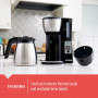 Black & Decker Cafetera 12Tz CM2046S-LA Silver / Negro con Jarra Térmica Exterior de Acero Inoxidable 750W