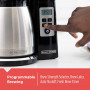 Black & Decker Cafetera 12Tz CM2046S-LA Silver / Negro con Jarra Térmica Exterior de Acero Inoxidable 750W