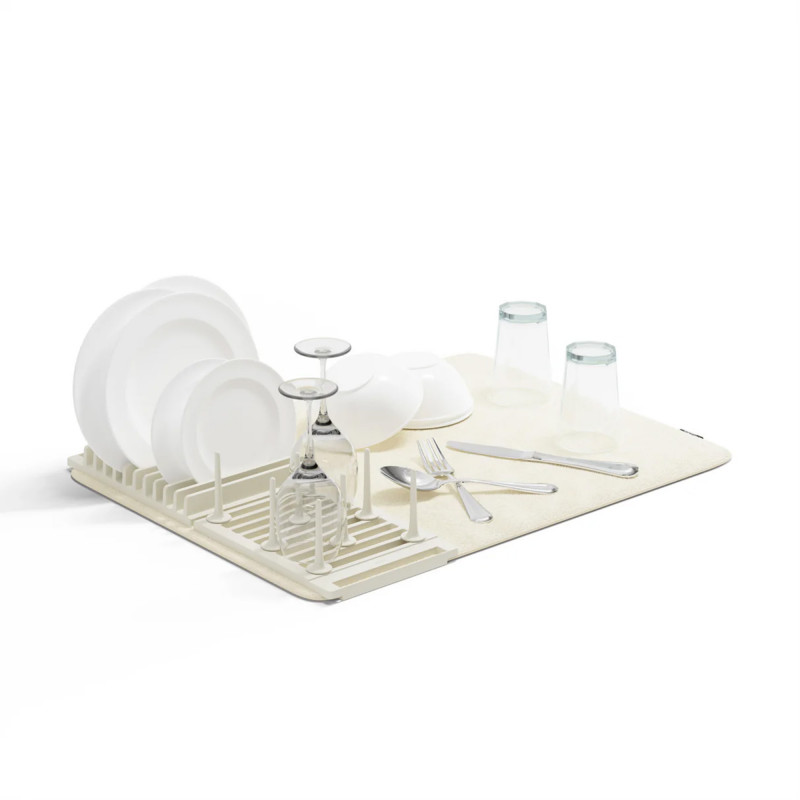 Umbra Escurridor para Platos 2 Piezas Beige de Polipropileno
