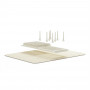 Umbra Escurridor para Platos 2 Piezas Beige de Polipropileno