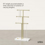 Umbra Organizador para Joyas Trigem Dorado de Acero