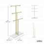 Umbra Organizador para Joyas Trigem Dorado de Acero