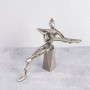 Adorno Guitarrista Mediano Silver de Aluminio
