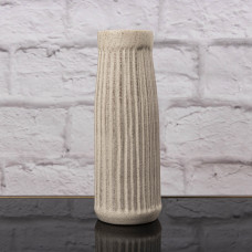 Alponto Florero Líneas 26cm Beige de Cerámica