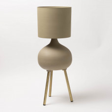 Maceta Taupe de Hierro con Patas