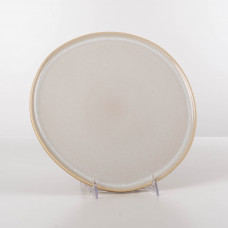 Plato Tendido Serena 28cm Beige / Taupe Cerámica