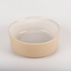 Plato Redondo para Sopa / Cereal Serena 14cm Beige / Taupe de Cerámica
