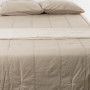 Cobija Throw Antonieta Beige 130x180cm 100% Algodón Fatelares