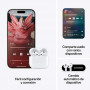 Apple Audífonos Inalámbricos Bluetooth Airpods 4 Blanco