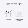 Apple Audífonos Inalámbricos Bluetooth Airpods 4 Blanco