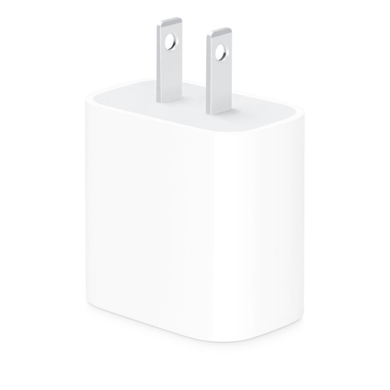 Apple Cargador Blanco USB-C de 20W Carga Rápida de Pared para Celular
