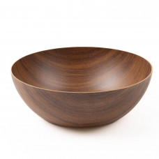 Ensaladera Redonda Grande Miel 35cm de Poliestireno