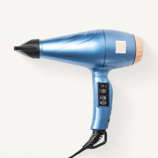BaBylissPRO Secador para Cabello BLPEB6350 Azul con Motor AC de 2000W, Botón Frío y 1 Concentrador