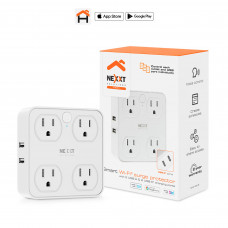 Nexxt Enchufe Smart Home Wi-Fi NHP-T615 con 4 Tomas: 2 USB y 2 USB-C